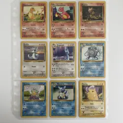 Vintage base set Pokemon 108 card lot - Image 1
