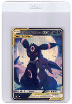 HandMade PerOrder PokeTeamLegends Pokemon Card Holo PTL201 Espeon & Umbreon - Image 1