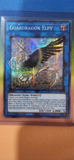 Yu-Gi-Oh! Guardragon Elpy Ultra Rare Card 1st Edition Mp20-en021 Prismatic - Image 1
