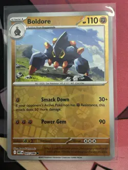 Boldore - 047/086 - Reverse Holo - White Flare WHT - NM/M - Pokemon Card - Image 1