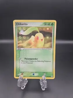 Chikorita 55/101 EX Hidden Legends Reverse Holo 2004 Vintage Pokemon TCG Card - Image 1