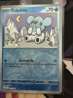Cubchoo - 025/086 - Reverse Holo - Black Bolt BLK - NM/M - Pokemon Card - Image 1