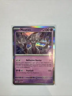 Pokemon TCG Mewtwo 150/165 Scarlet & Violet Holo Card - Image 1