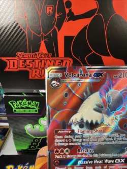 Volcarona GX 213/236 Holo Rare Ultra Cosmic Eclipse Pokemon TCG NM Near Mint - Image 2