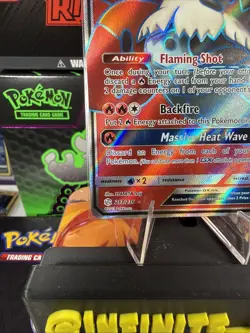 Volcarona GX 213/236 Holo Rare Ultra Cosmic Eclipse Pokemon TCG NM Near Mint - Image 4