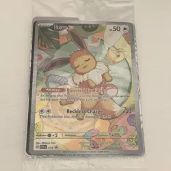 Pokemon SEALED Eevee SVP 173 Scarlet & Violet Promo Holo-NM - Image 1