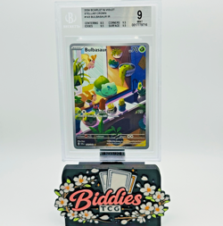 Bulbasaur 143/142 IR - Pokemon TCG English Stellar Crown / BGS 9 - Image 1