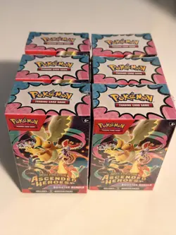 Pokemon Ascended Hero’s Booster Bundle - Lot of 6 - Image 1