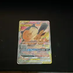 Pokemon Eevee & Snorlax GX Team Up TCG SM169 Holo Promo - Image 1
