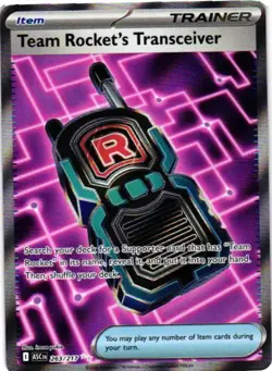 Team Rocket's Transceiver 263/217 Ultra Rare Ascended Heroes Pokemon Near Mint - Image 1