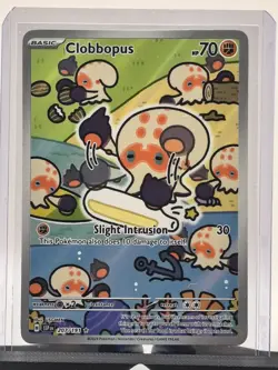2024 Pokemon TCG Surging Sparks Clobbopus HOLO 207/191 Illustration Rare Card NM - Image 2