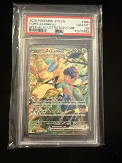 Pokemon Journey Together Hop's Zacian ex #186 Special Illustration Rare [PSA 10] - Image 1
