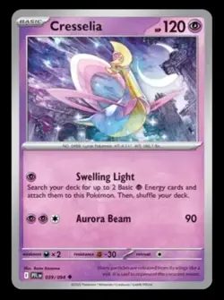 Cresselia 039/094 Reverse Holo - ME02: Phantasmal Flames - Pokemon TCG NM - Image 1