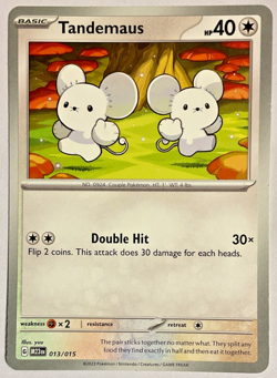 Tandemaus Promo 13/15 M23 Mdonald's Promos 2023 M/NM Pokemon TCG - Image 1