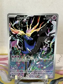 Pokemon TCG Xerneas 091/86 Illustration Rare Full Art Chaos Rising English 2026 - Image 1