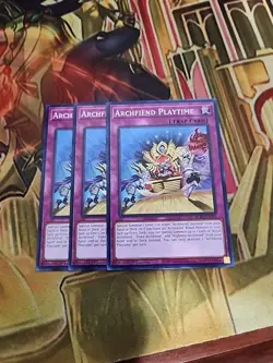 3X Archfiend Playtime - BPRO-EN073 - Common 1ST ED NM YuGiOh - Image 1