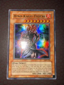 Yu-Gi-Oh! Hino-Kagu-Tsuchi -LOD-070- Ultra Rare- Unlimited DAMAGED! - Image 1