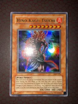 Yu-Gi-Oh! Hino-Kagu-Tsuchi -LOD-070- Ultra Rare- Unlimited DAMAGED! - Image 2