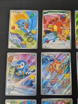 Pokemon First Partner Illustration Series 1 Complete Set 9 Promo Cards NM (B) - Image 2