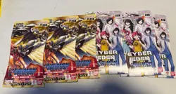 Digimon English Trading Card Game Brand New Mixed Lot BOOSTER PACKs Lot 6 - Image 1