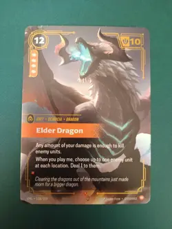 Riftbound Unleashed Elder Dragon Unit Card 118/219 League of Legends - Image 1