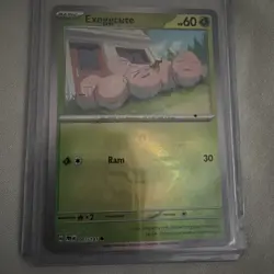 Exeggcute Master Ball Prismatic Evolutions 001/131, NM Pokemon Card - Image 1