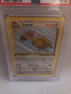 PSA 7 WOTC 1999 1st Edition Jungle Fearow 36/64 Uncommon Card NM - Image 2