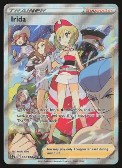 SWSH: Crown Zenith: Galarian Gallery Irida #GG63/GG70 Pokemon Card - Image 1