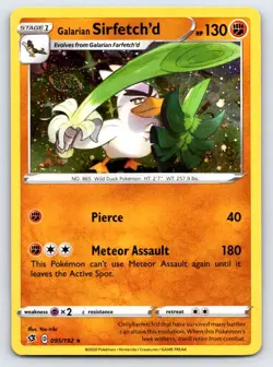 Galarian Sirfetch'd 095/192 Holo Miscellaneous Cards & Products Pokemon LP - Image 1
