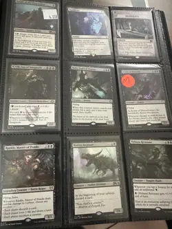 MTG Black Binder Lot 182 Cards Borderless Extended Art Showcase Retro Frame - Image 3