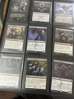MTG Black Binder Lot 182 Cards Borderless Extended Art Showcase Retro Frame - Image 4