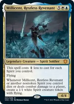Foil Millicent, Restless Revenant Commander: Innistrad: Crimson Vow 1 MTG NM - Image 1
