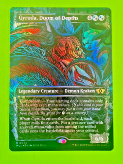 MTG March of the Machine ( Gyruda, Doom of Depths ) FOIL - Image 1