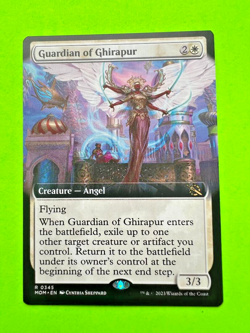 MTG March of the Machine ( Guardian Of Ghirapur ) Rare Extended Art - Image 1