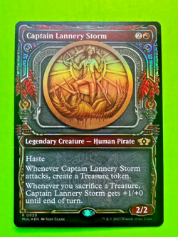 MTG March of the Machine ( Captain Lannery Storm ) FOIL 0020 - Image 1