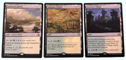 3x Rare Green/White Lands, Misc. Sets, NM Near Mint, Magic the Gathering MTG - Image 1