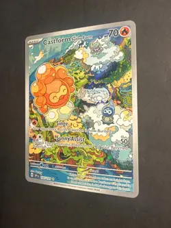 2024 Pokemon Surging Sparks Castform Sunny 195 /191 Full art illustration rare 1 - Image 3