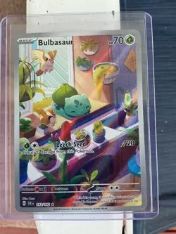 2024 Pokemon Stellar Crown Bulbasaur IR #141 NM/ Mint or Better Pack Fresh - Image 1