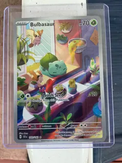 2024 Pokemon Stellar Crown Bulbasaur IR #141 NM/ Mint or Better Pack Fresh - Image 2