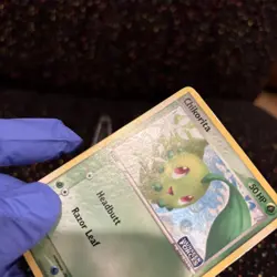 Pokemon Chikorita Unseen Forces 51/115 50HP Common Reverse Holo Basic English - Image 4