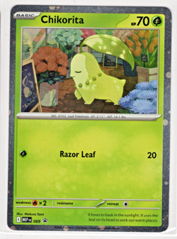 2026 Pokemon TCG Mega Evolution Black Star Promos #069 Chikorita - Image 1