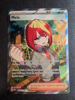 Mela 140/131 NM Prismatic Evolutions Holo Ultra Rare Pokemon - Image 1