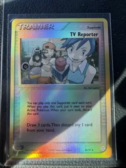 TV Reporter [Reverse Holo] #88 Pokemon Dragon 88/97 - Image 1