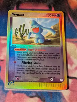 Wynaut 54/103 Sandstorm LP reverse holo Pokemon - Image 1