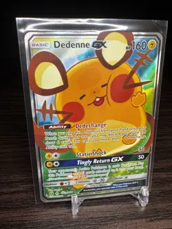 The Pokemon Company Dedenne GX 195A/214 Unbroken Bonds Full Art Ultra Rare Holo - Image 1