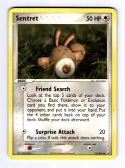 Sentret Team Rocket Returns #75 (2004) Common NM Pokemon - Image 1