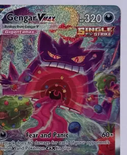 🔥 Pokemon TCG Sword & Shield Fusion Strike 271/264 Gengar VMAX ALT ART 🔥 - Image 3