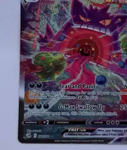 🔥 Pokemon TCG Sword & Shield Fusion Strike 271/264 Gengar VMAX ALT ART 🔥 - Image 4