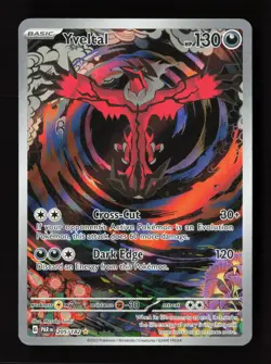 Yveltal 205/182 Illustration Rare Paradox Rift Pokemon Near Mint - Image 1