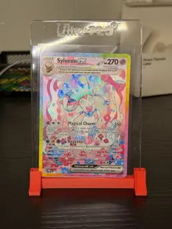 Pokemon TCG Sylveon EX Holo Prismatic Evolutions Card 156/131 M/Nm English - Image 1